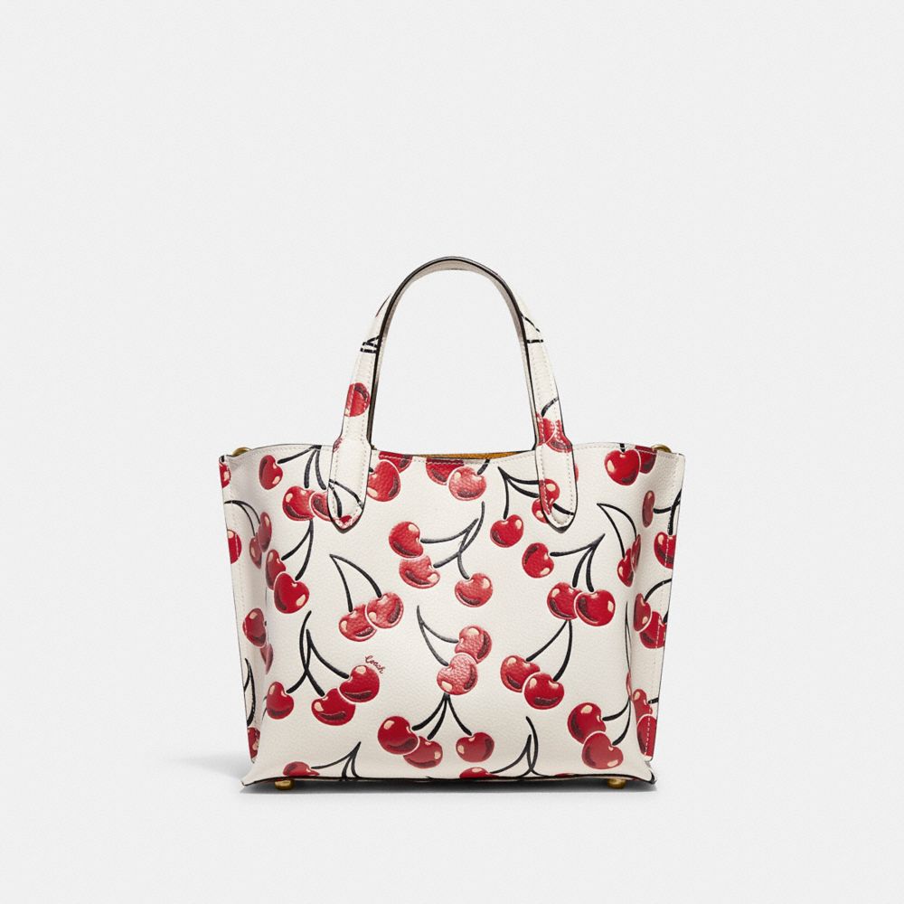 COACH® Willow Tote 24 With Cherry Print