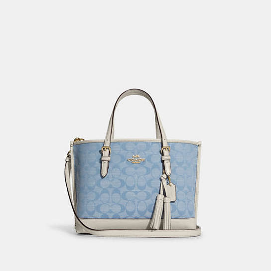 COACH® | Mollie Tote 25 In Signature Chambray