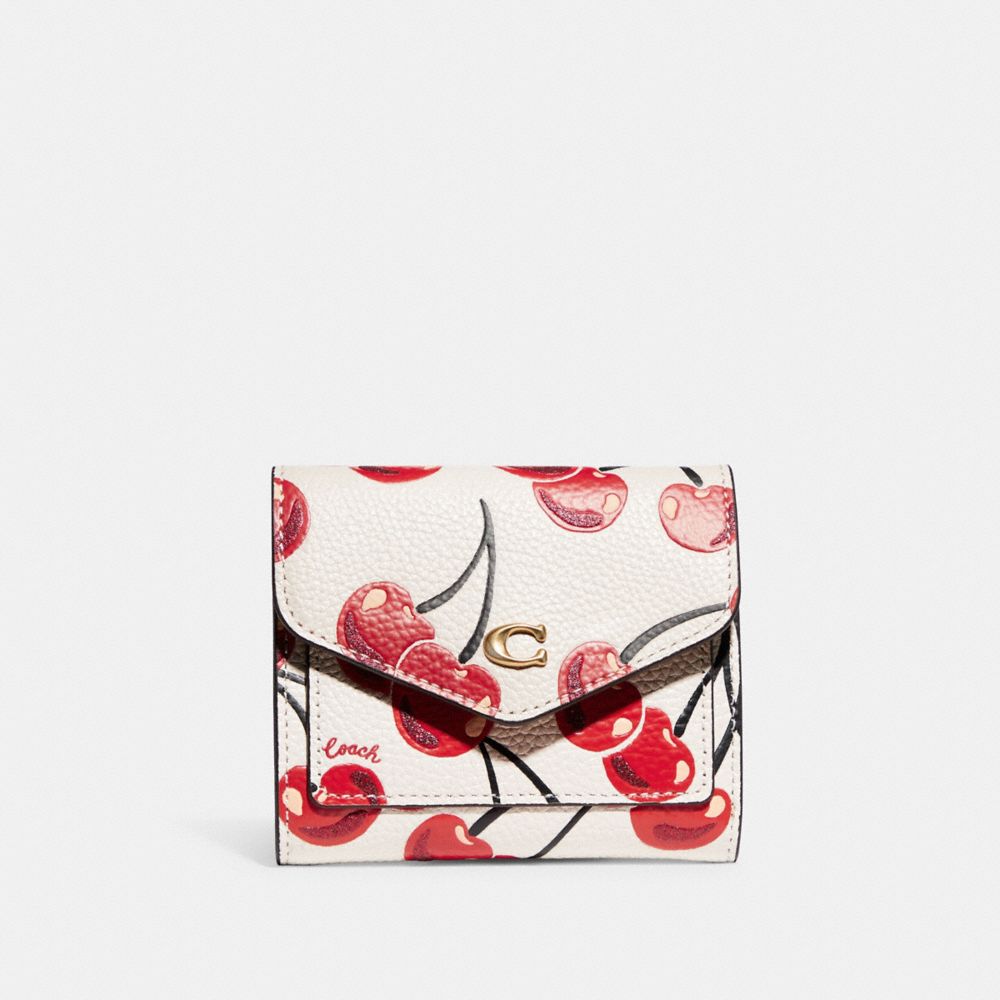 COACH® | Wyn Small Wallet With Cherry Print