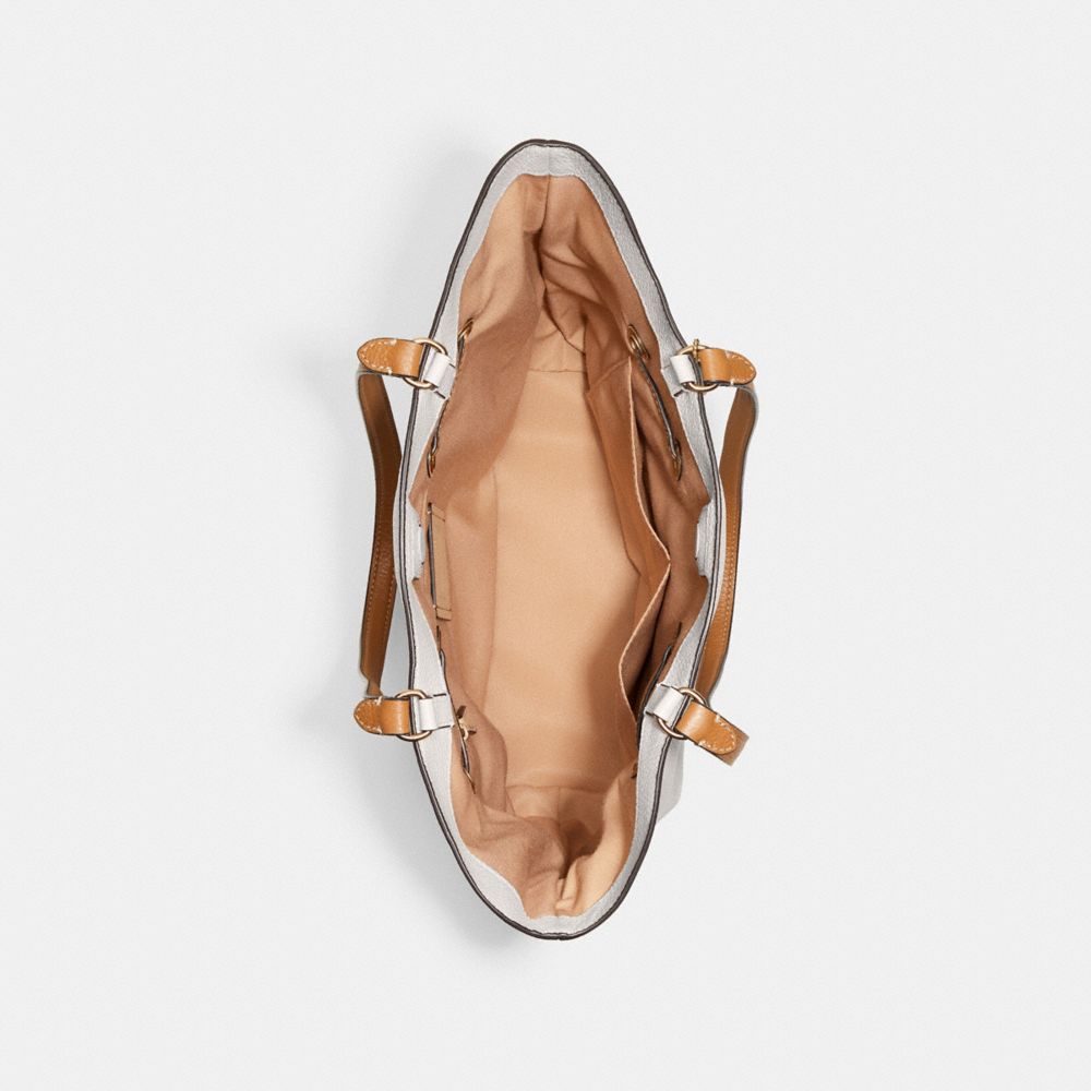 COACH®,Andy Tote With Horse And Carriage,,Inside View,Top View