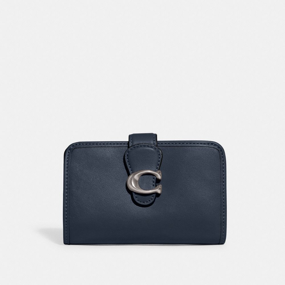 Coach Tabby Medium Wallet In Silver/denim ModeSens