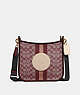 Dempsey File Bag In Signature Jacquard With Stripe And Coach Patch
