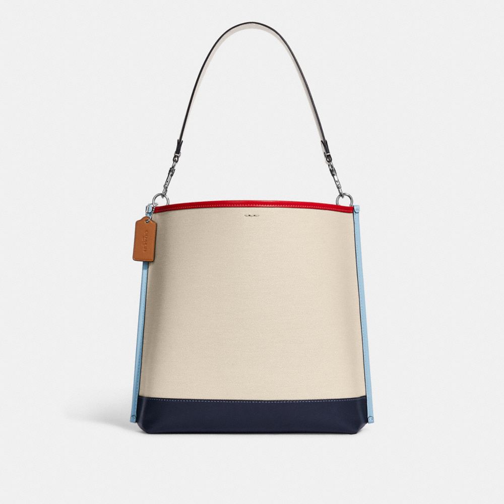 Coach Outlet Mollie Bucket Bag in Signature Canvas - Multi - One Size
