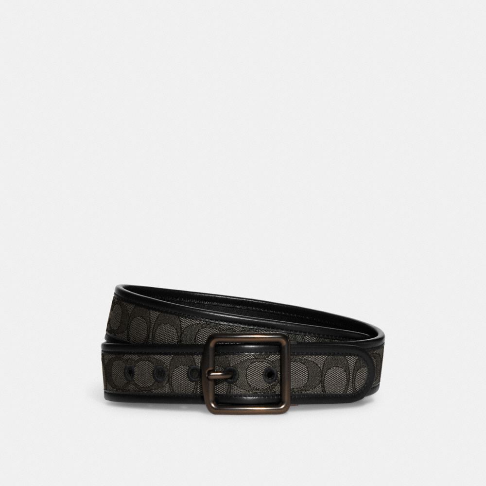 COACH®  Horse And Carriage Medallion Buckle Reversible Belt, 20 Mm