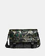 League Messenger Bag In Signature Canvas With Camo Print