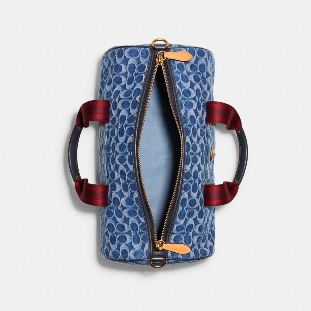 公式】COACH – コーチ | ダッフル シグネチャー デニム | トートバッグ