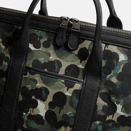 COACH® | Gotham Duffle In Canvas With Camo Print