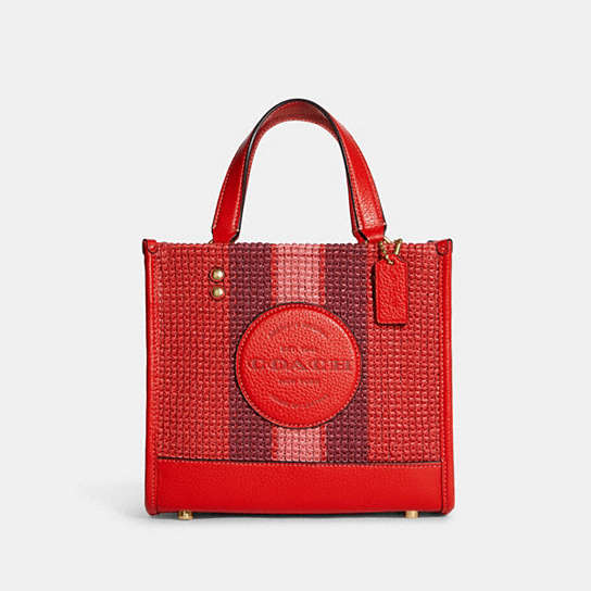 Top 40+ imagen coach dempsey tote 22 red