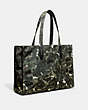 100 Percent Recycled Canvas Tote 42 With Camo Print And Rainbow Horse And Carriage