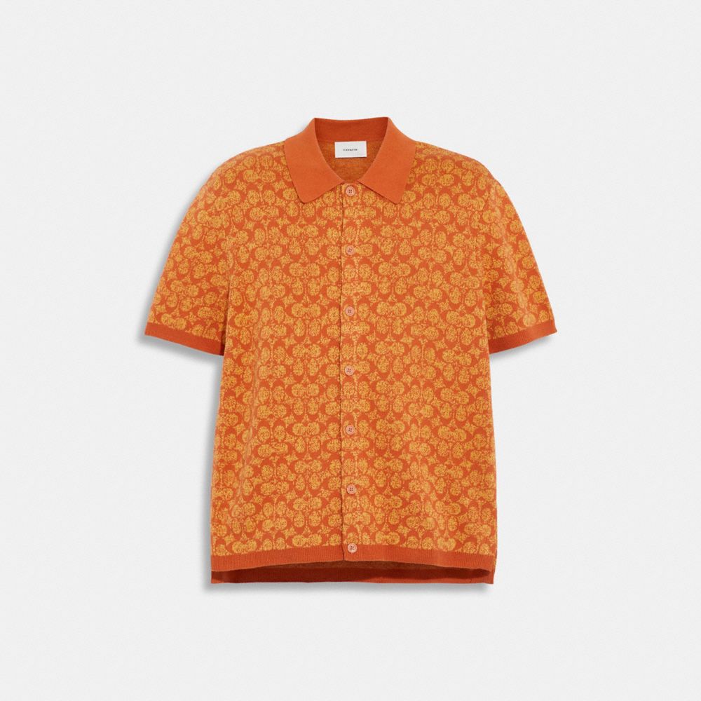 coach signature polo shirt