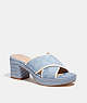 COACH®,SLOAN ESPADRILLE,chambray,Chambray,Front View