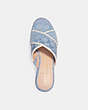 COACH®,SLOAN ESPADRILLE,chambray,Chambray,Inside View,Top View