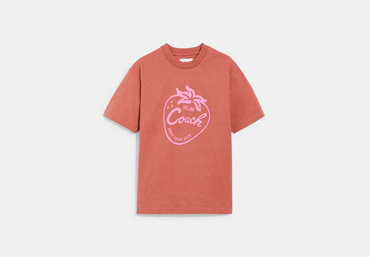 Strawberry Skater T Shirt In Organic Cotton