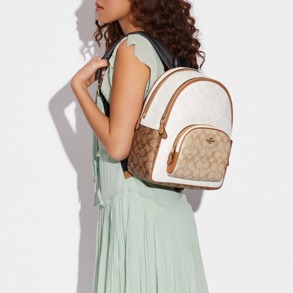 COACH OUTLET® Court Backpack In Blocked Signature Canvas