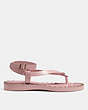 COACH®,GRACEY SANDAL,Leather,Carnation,Angle View
