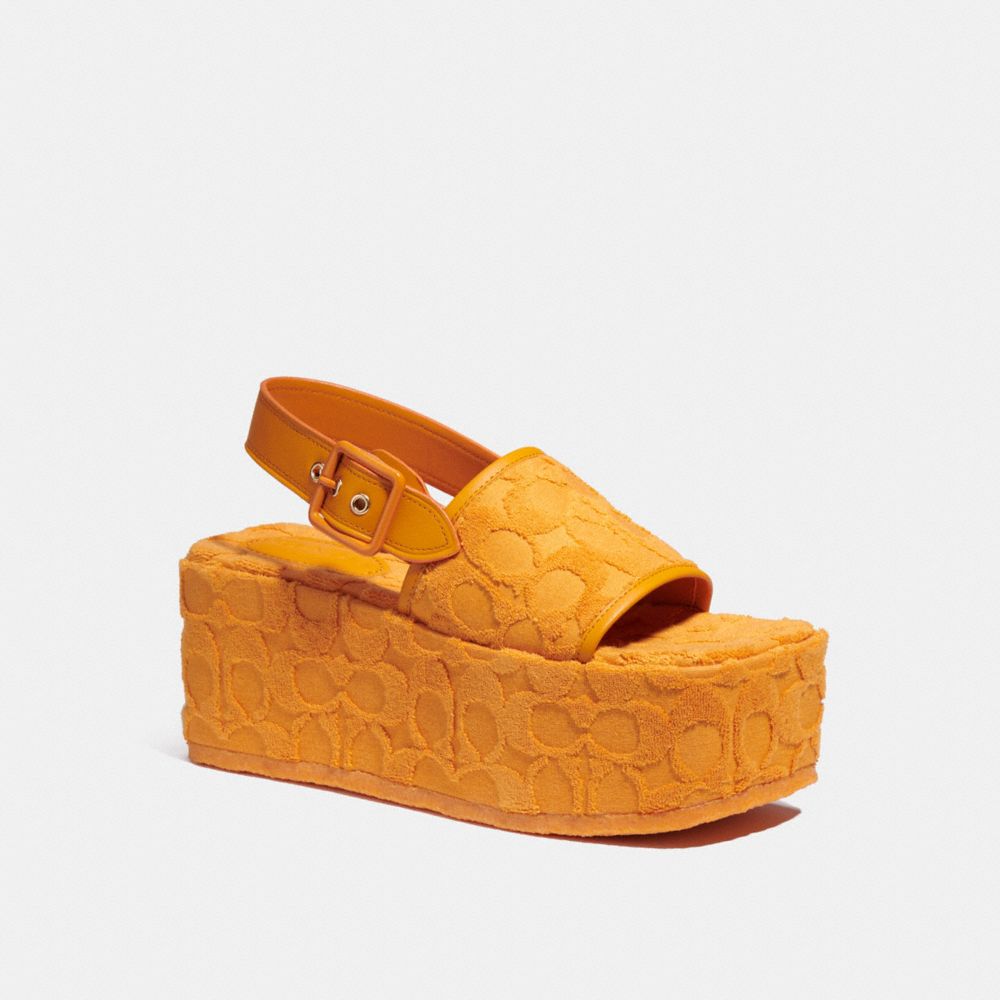 coach terry cloth sandals