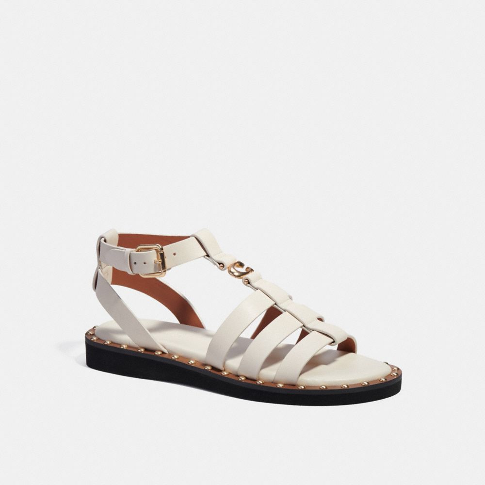 Coach Giselle Sandal In White