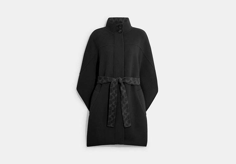Double Face Wool Cape