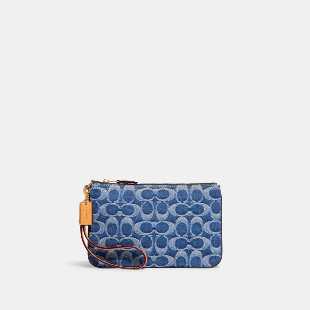 Denim Wristlet – feelin'blue.