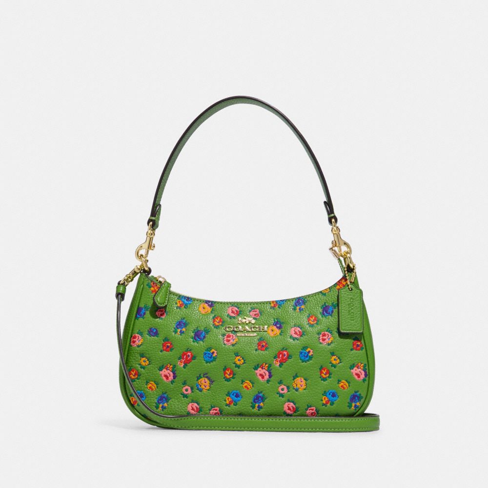 Teri Shoulder Bag With Mini Vintage Rose Print