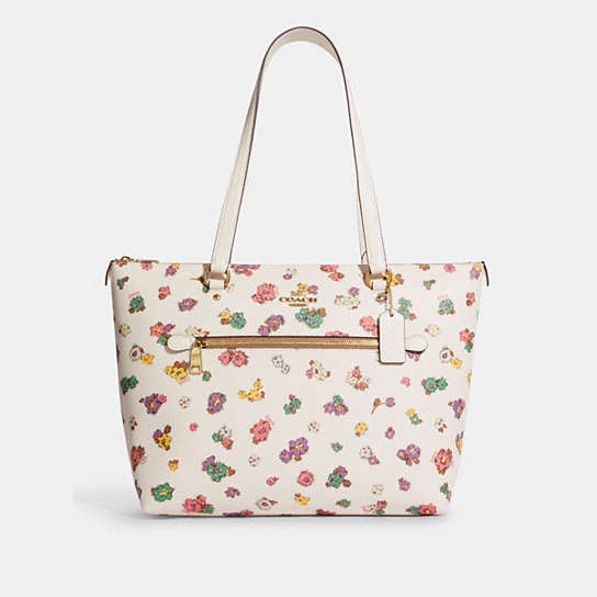 COACH OUTLET® | Gallery Tote With Spaced Floral Field Print