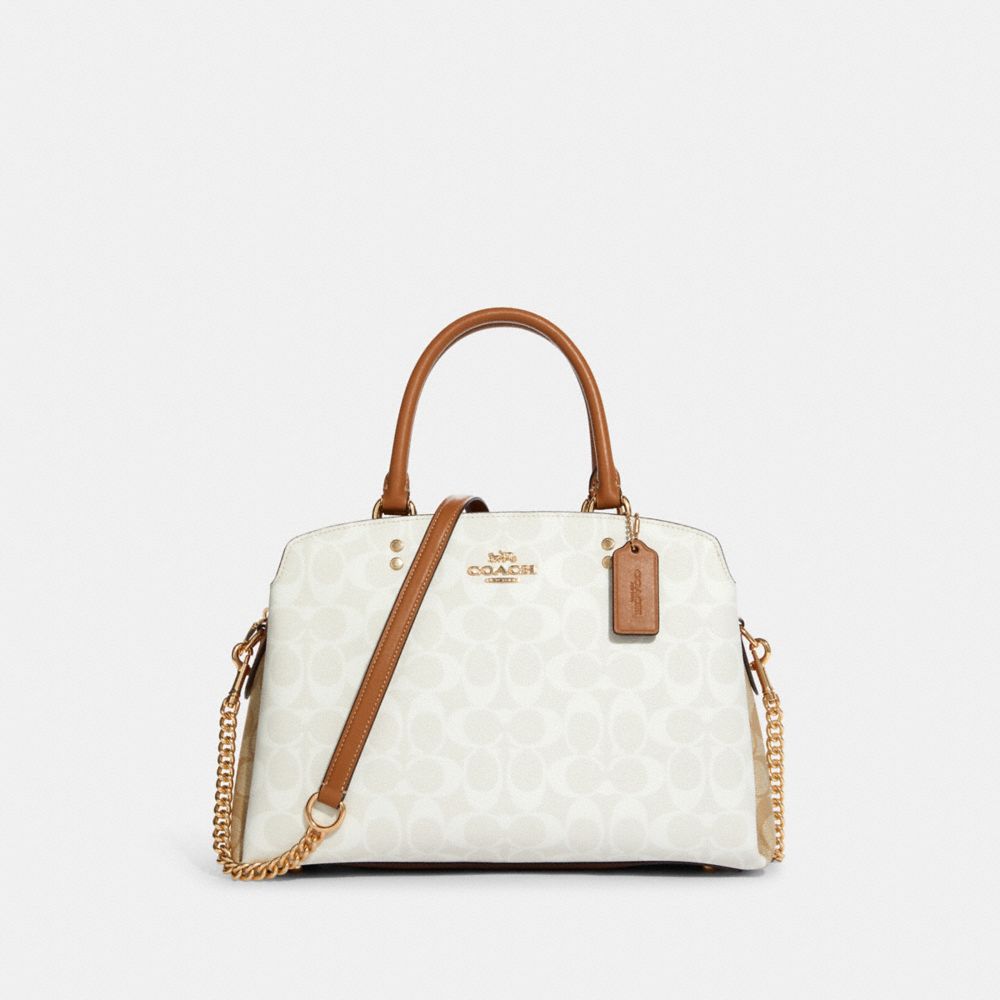 COACH® Lillie Carryall In Blocked Signature Canvas