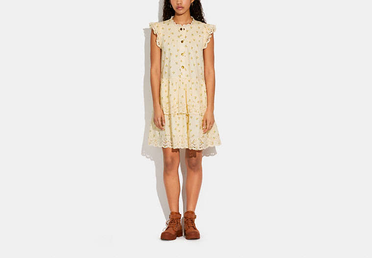 Broderie Anglaise Dress In Organic Cotton