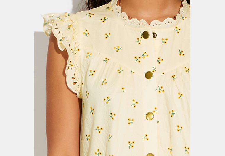 Broderie Anglaise Dress In Organic Cotton