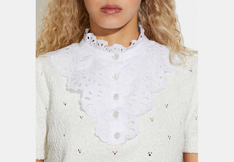 Broderie Anglaise Puff Sleeve Top
