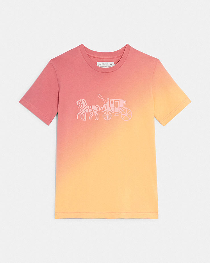CoachOmbre Horse And Carriage T Shirt In Organic Cotton