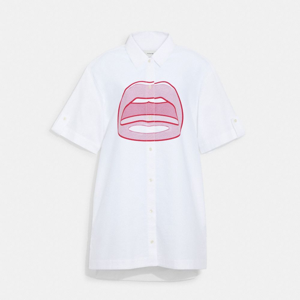 COACH® Coach X Tom Wesselmann Shirt Dress