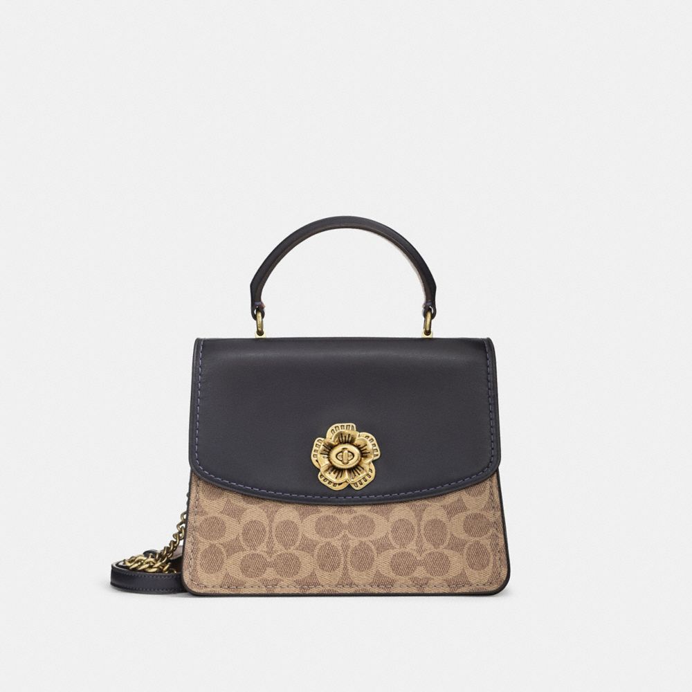 Restored Parker Top Handle In Colorblock Signature Canvas COACH®