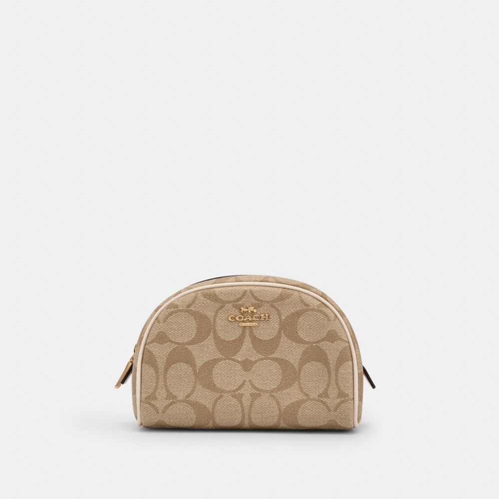 COACH OUTLET® | Dome Cosmetic Case In Signature Canvas
