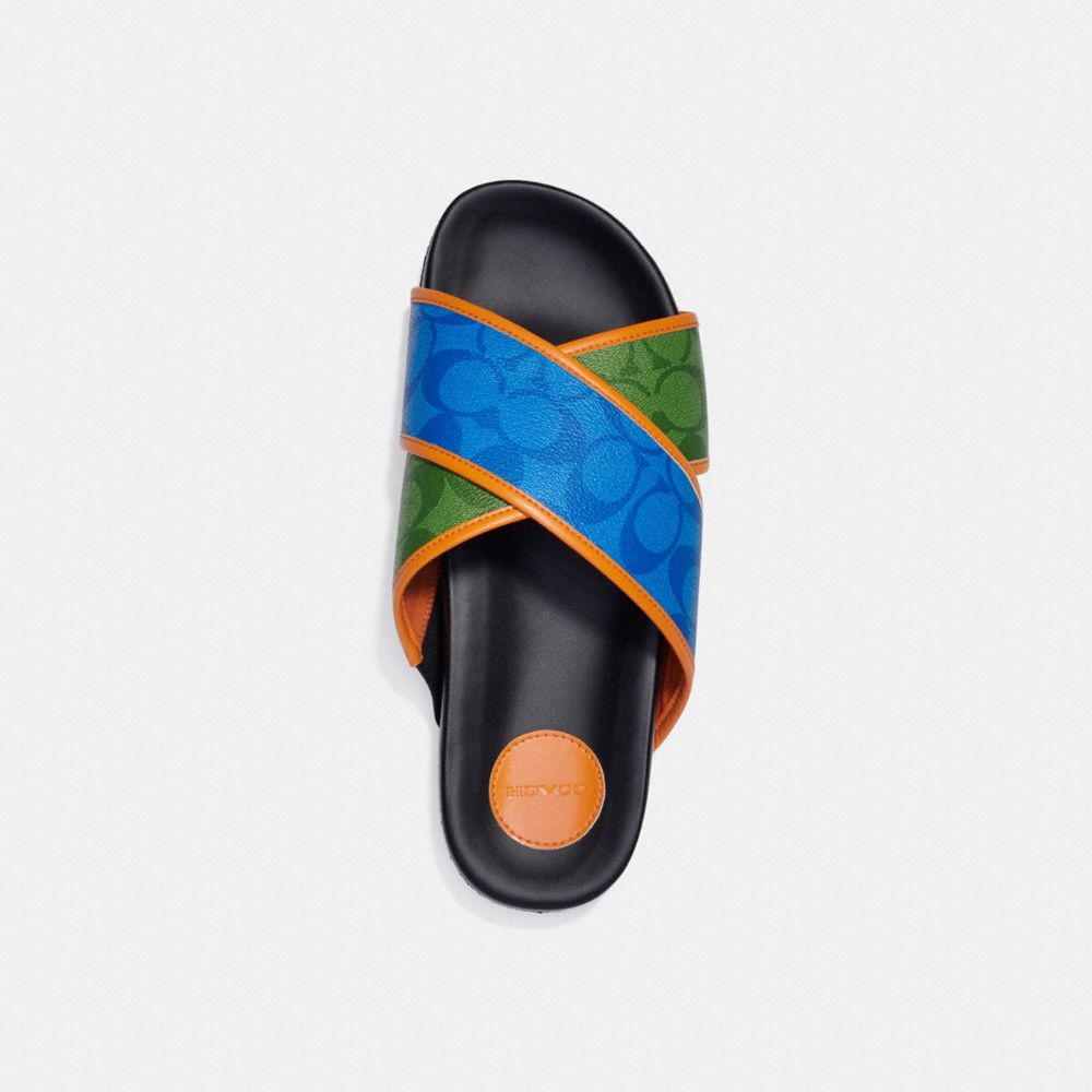 coach crossover sandals