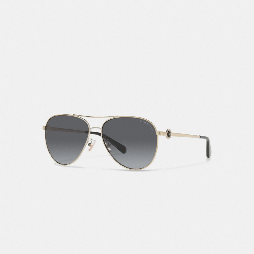 Metal Aviator Sunglasses | COACH®