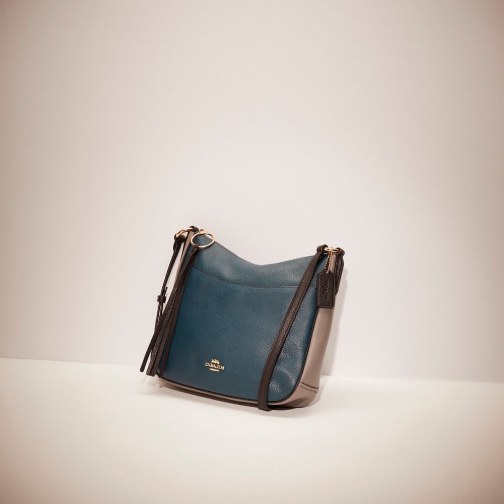 Coach Colorblock Chaise Crossbody in Pebble Leather