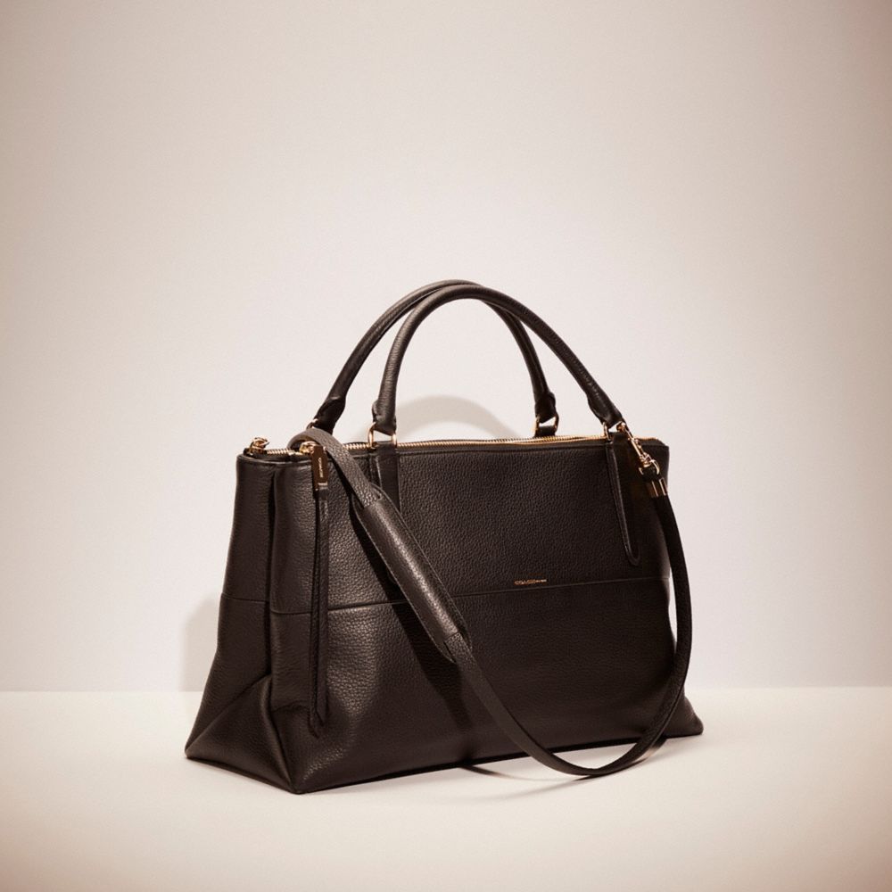 Coach borough bag pebbled leather