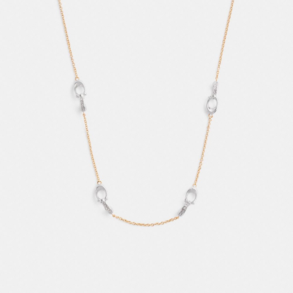 Pavé Signature Chain Necklace, ProductTile