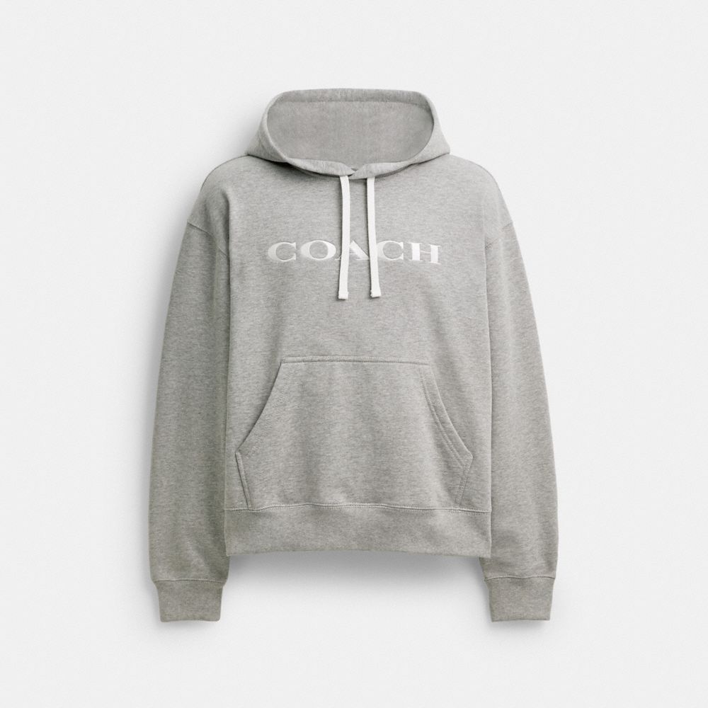 COACH®,Hoodie,Cotton,Sweatshirt,Drawstring,Casual,,Front View