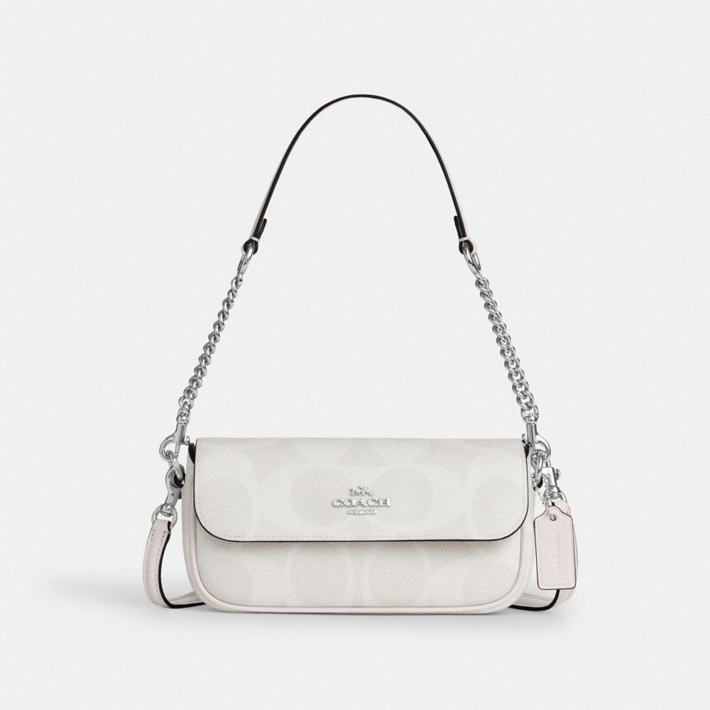 Hailey Flap Bag In Signature Canvas, ProductTile