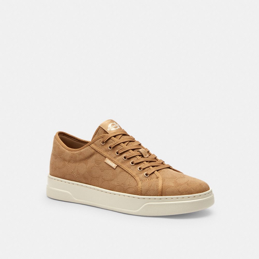 COACH®,Canvas Sneaker In Signature Jacquard,EVA,Casual,Casual,,Front View