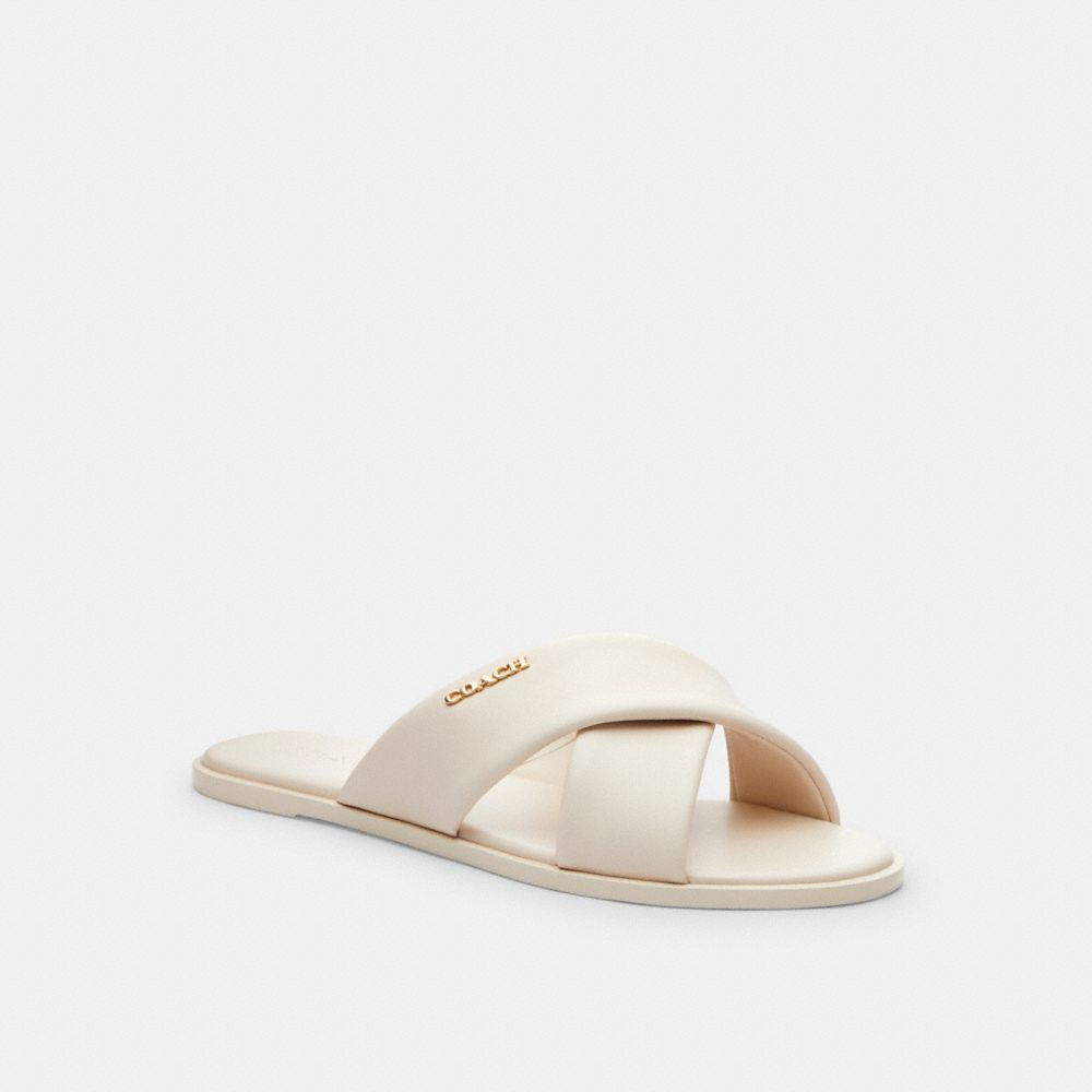 COACH®,Link Criss Cross Slide,,Front View