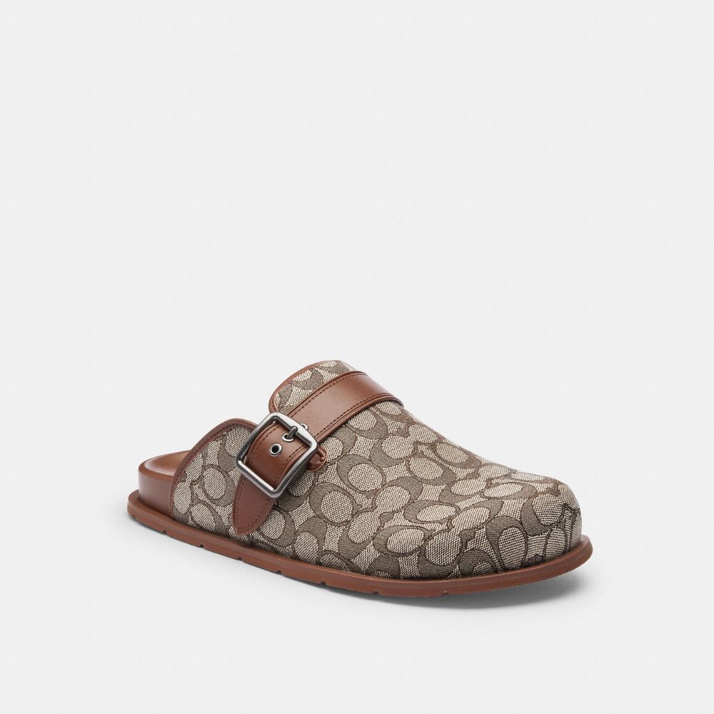 Buckle Clog In Signature Jacquard, ProductTile