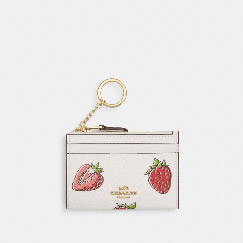 Mini Skinny Id Case With Strawberry Print, ProductTile