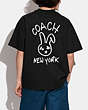 Coach Bunny T Shirt In Organic Cotton