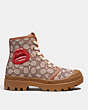Coach X Tom Wesselmann Trooper Mid Top Boot In Signature Jacquard