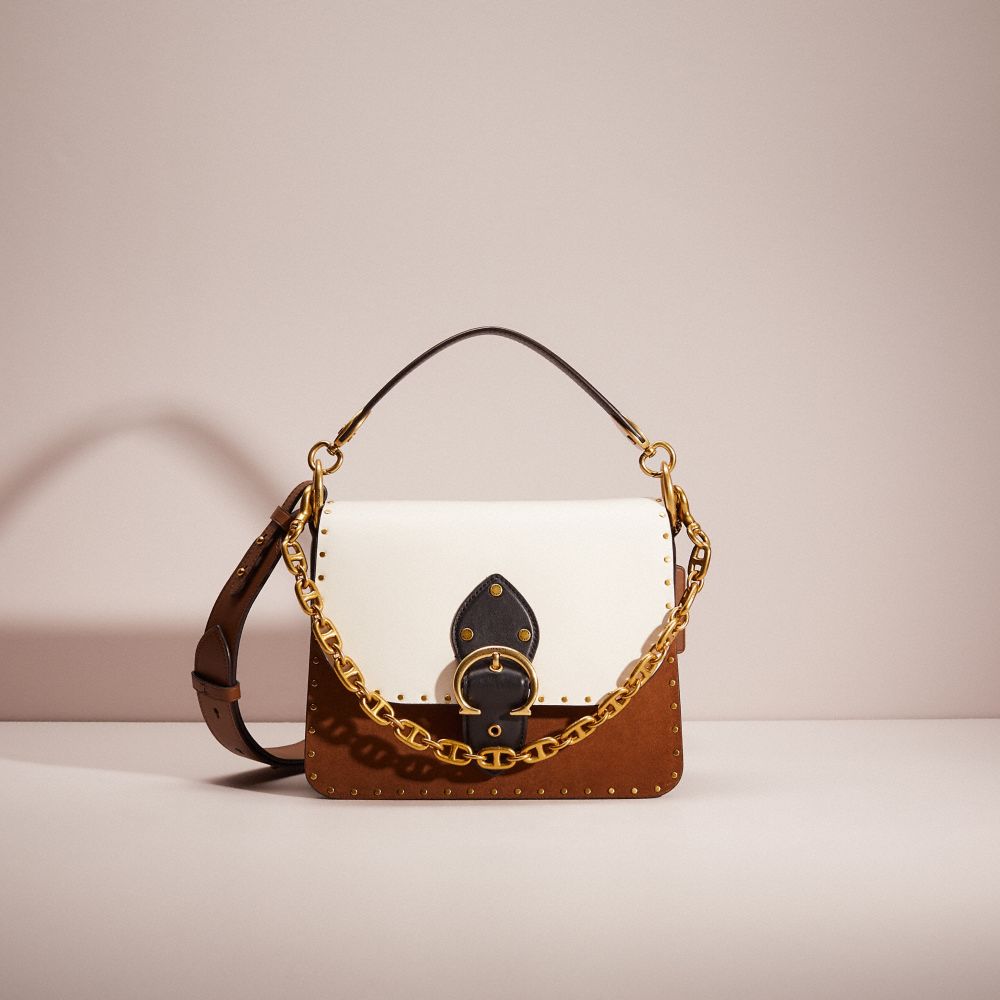 Restored Beat Shoulder Bag In Colorblock With Rivets COACH®