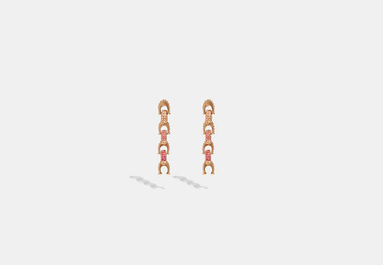 Pavé Signature Drop Earrings