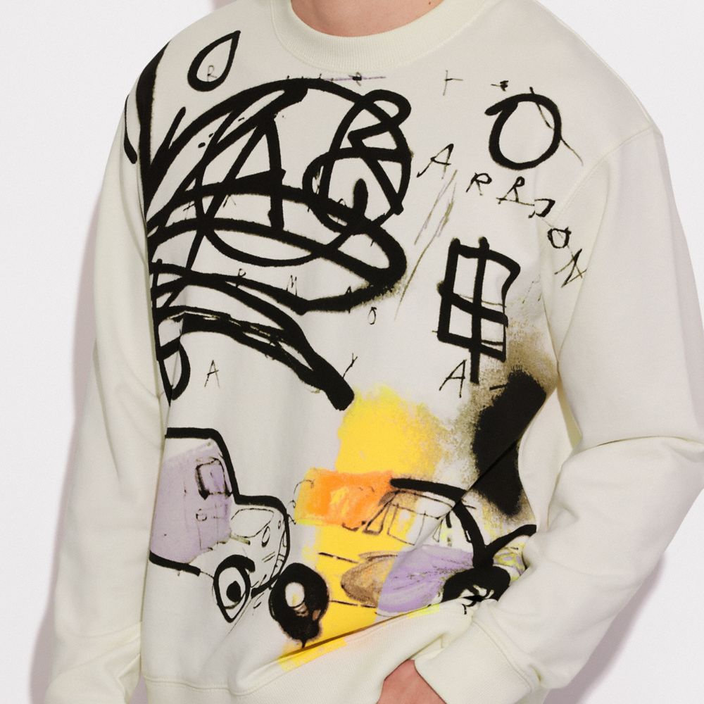 COACH® | Coach X Jean Michel Basquiat Sweatshirt