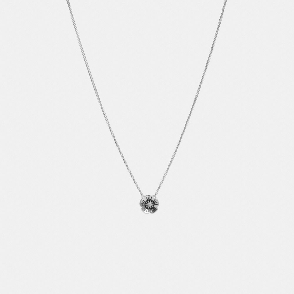 Tea Rose Pendant Necklace COACH®
